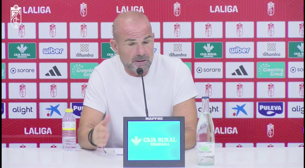 Rueda de prensa previa de Paco López (GRANADA CF)