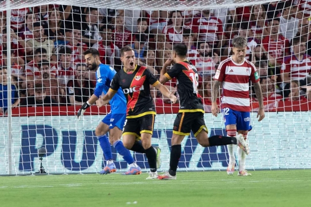 El Rayo celebra uno de los goles (LOF)