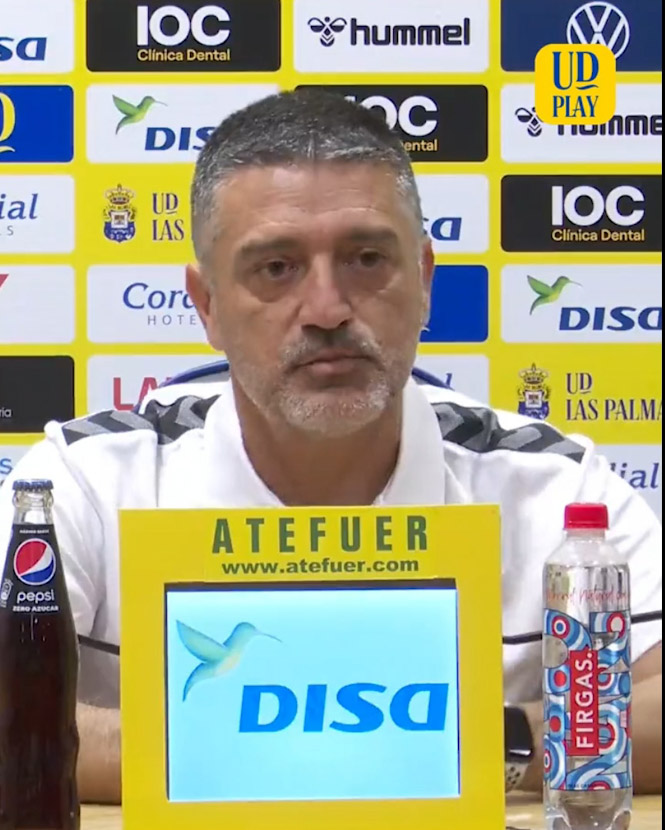 El entrenador de la UD Las Palmas, Xavier García Pimienta (UD LAS PALMAS)