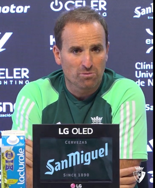 Jagoba Arrasate en rueda de prensa (CA OSASUNA) Jagoba Arrasate en rueda de prensa (CA OSASUNA)
