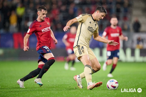 Miguel Rubio durante el partido ante Osasuna (LALIGA) Miguel Rubio durante el partido ante Osasuna (LALIGA)