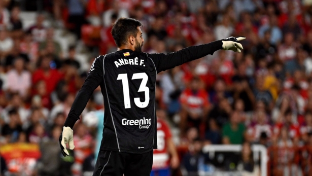 André Ferreira, guardameta del Granada CF, durante el último encuentro en casa (JOSÉ M. BALDOMERO) André Ferreira, guardameta del Granada CF, durante el último encuentro en casa (JOSÉ M. BALDOMERO)