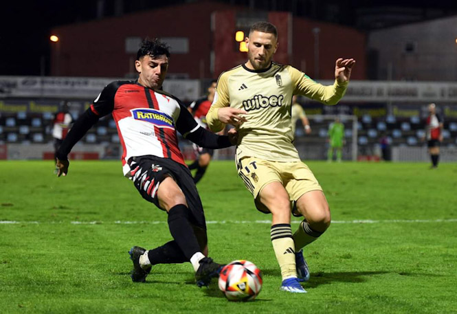 Weissman en el partido de Copa del Rey ante el Arosa (LOF)