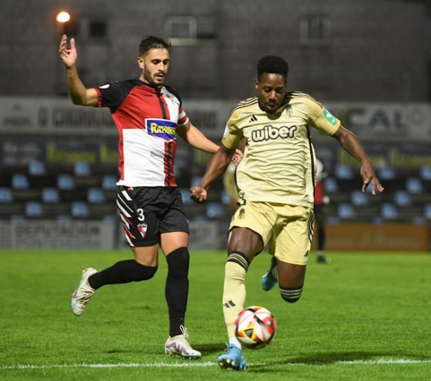 Wilson Manafá en el partido de Copa del Rey (LOF)
