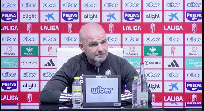 Rueda de prensa previa de Paco López (GRANADA CF)