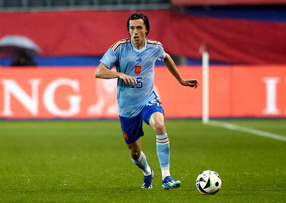 Álvaro Carreras con la sub 21 (RFEF)