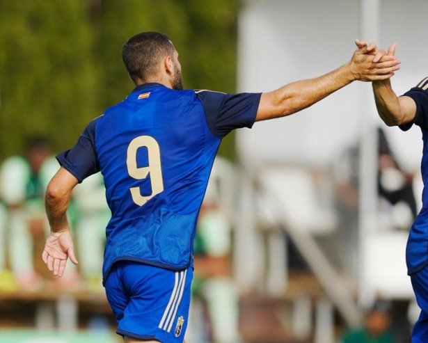 Weissman fue el autor del gol rojiblanco (GRANADA CF) Weissman fue el autor del gol rojiblanco (GRANADA CF)