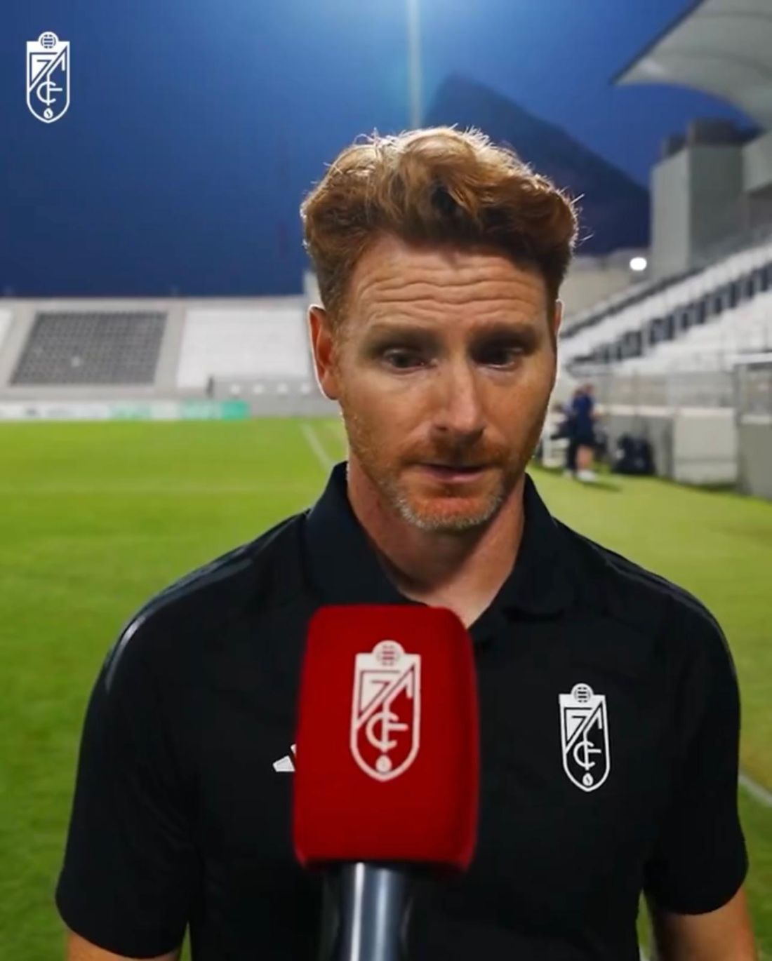 Abascal atendió a los medios del club tras el encuentro (GRANADA CF)
