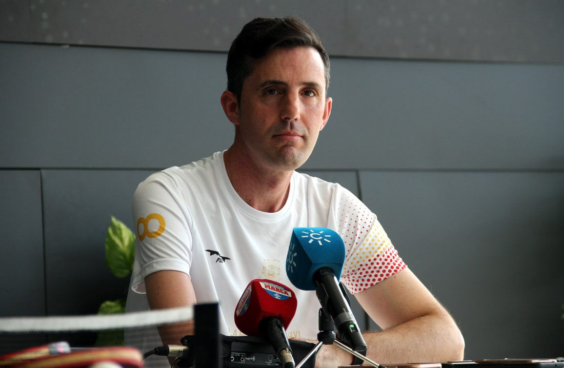 José Manuel Ruíz en rueda de prensa (J. PALMA)