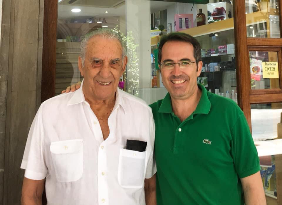Manuel Albendín junto a Cándido Gómez Álvarez `Candi`