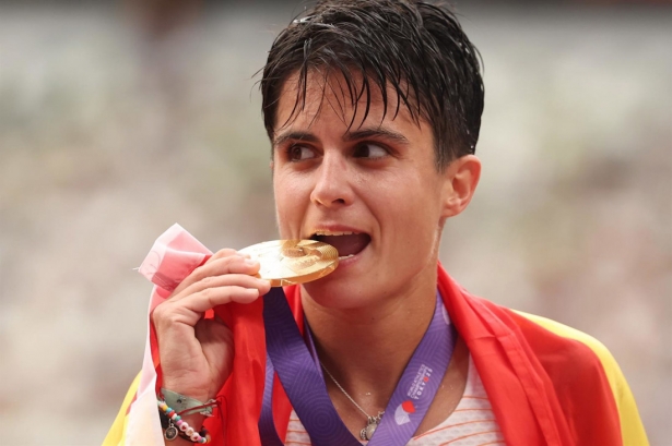 María Pérez con la medalla (OLIVER WEIKEN/DPA) María Pérez con la medalla (OLIVER WEIKEN/DPA)
