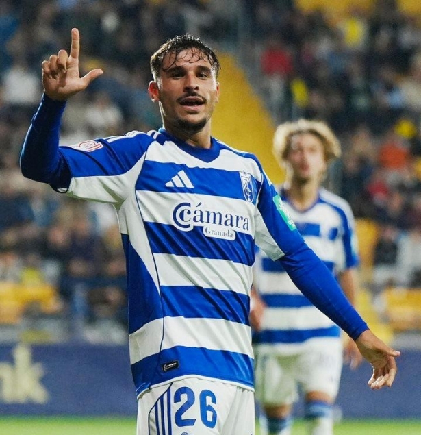 Rodelas marcó el segundo tanto ante el Roda (GRANADA CF)
