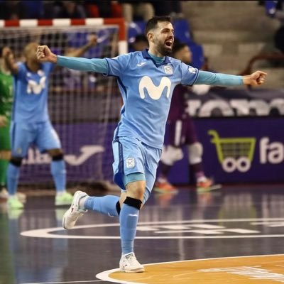 Raya celebra un gol con Inter Movistar (PERFIL X JOSÉ RAYA) Raya celebra un gol con Inter Movistar (PERFIL X JOSÉ RAYA)