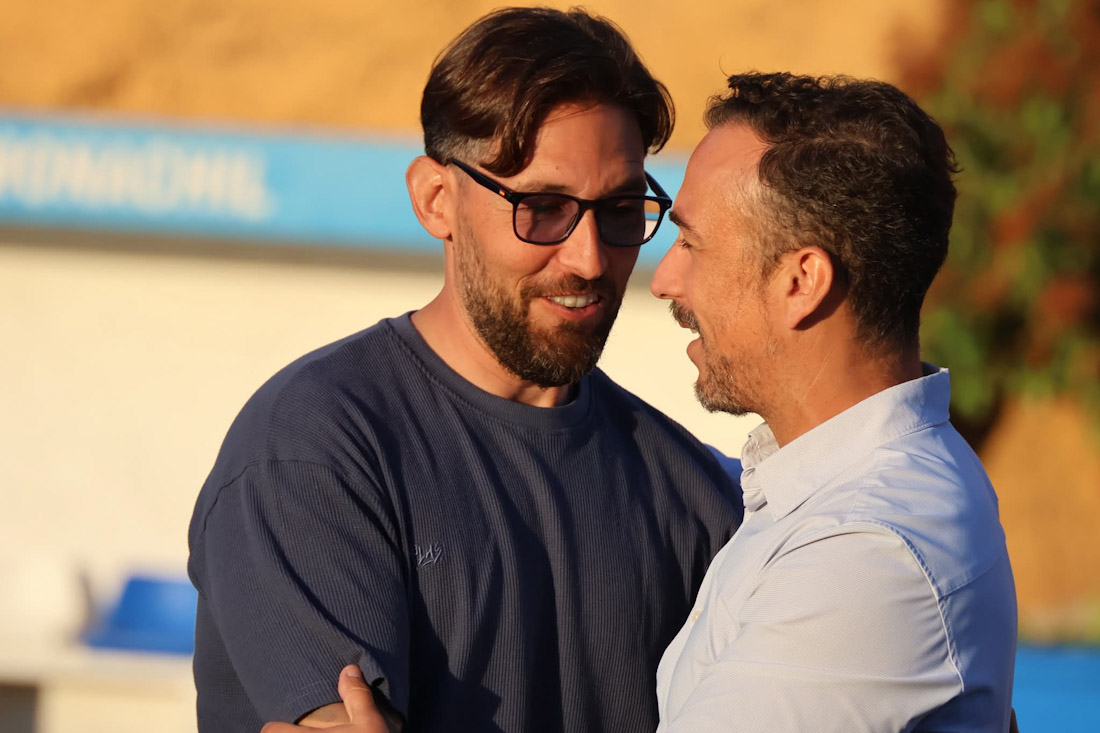 Josemi Ortiz junto al delegado provincial de la RFAF, Ismael Mazuecos (ATLÉTICO MONACHIL)