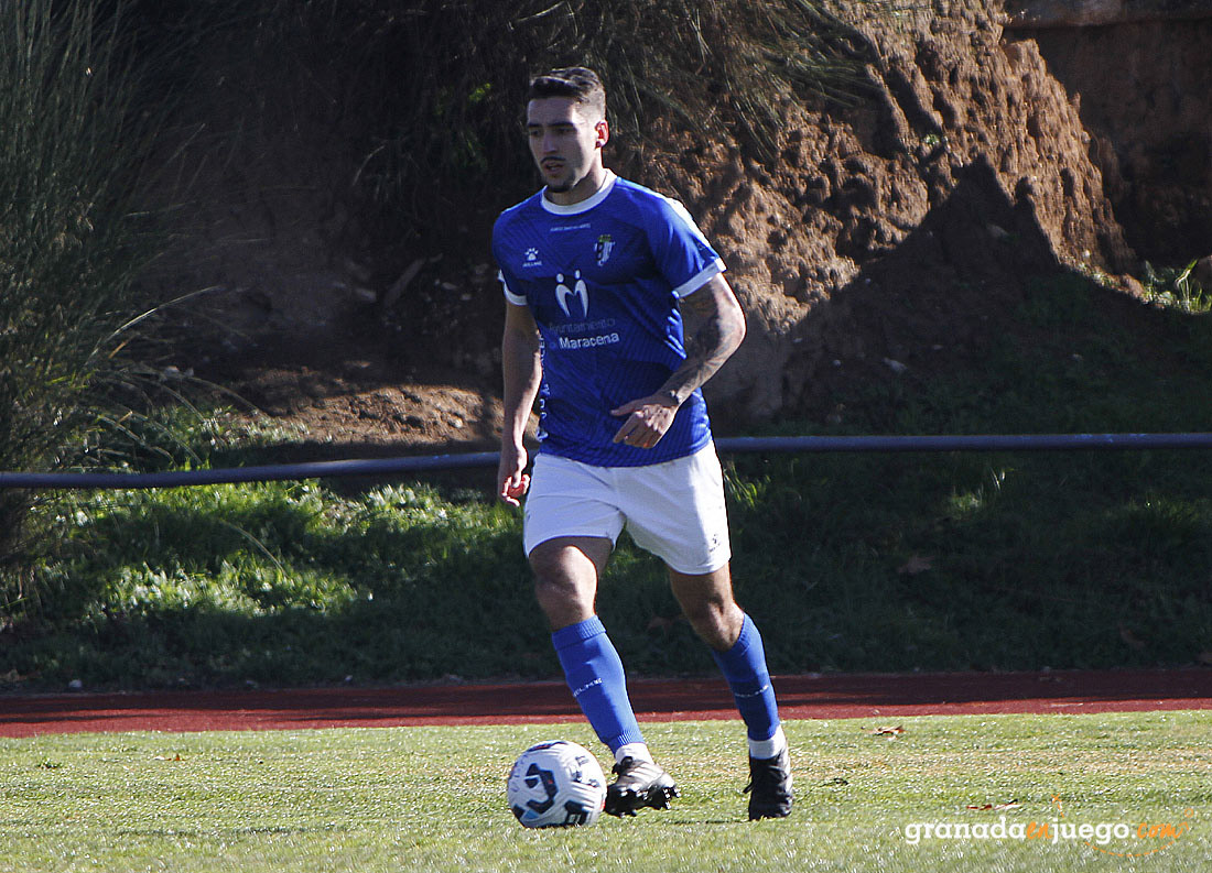 El jugador de la UD Maracena, Marfil (J. PALMA)