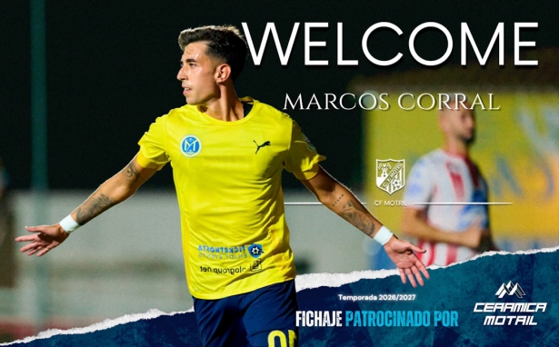 Marcos Corral refuerza al CF Motril 