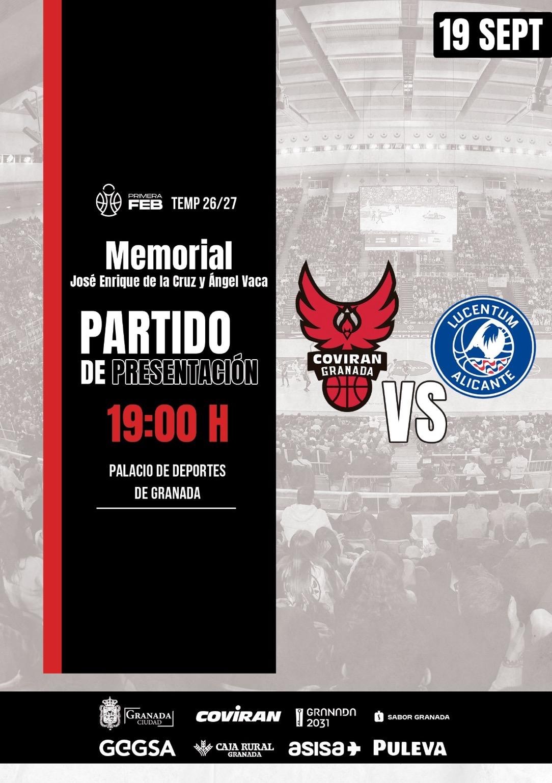 El Coviran se presentará ante su afición el 19 de septiembre (COVIRAN GRANADA)