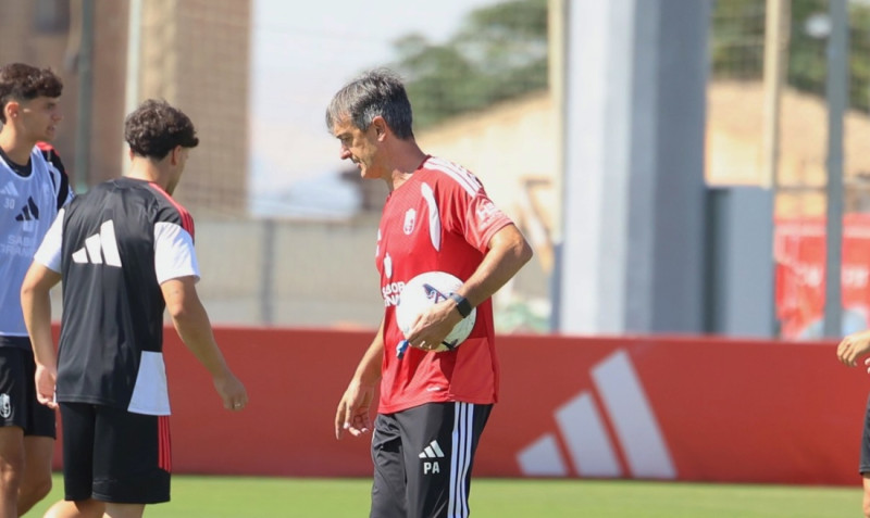 Pacheta espera que el equipo ofrezca su mejor versión en 'Butarque' (J. AZCOYTIA)