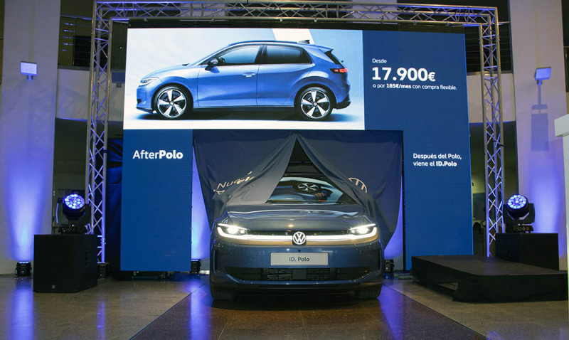 Momento de la presentación del nuevo Volkswagen ID.POLO Momento de la presentación del nuevo Volkswagen ID.POLO