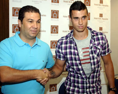 Juan Carlos Cordero junto a Jaime Romero (PACO AYALA)  