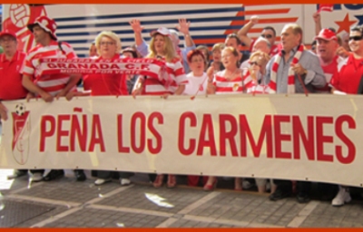 La Peña Los Cármenes apoyará al equipo en Mestalla