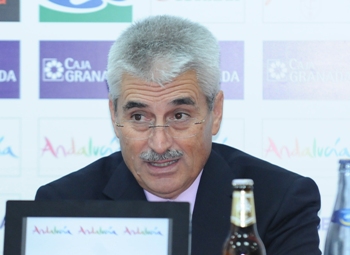 Fabri, durante una rueda de prensa. (ARCHIVO)