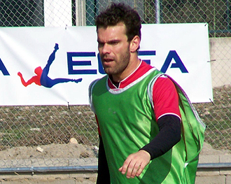 Ribeiro durante un entrenamiento (GRJ)
