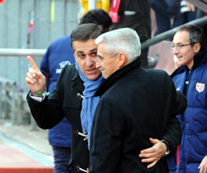Fabri durante su etapa como técnico del Granada 