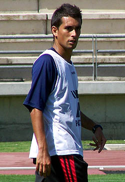 Galder Zubizarreta en un entrenamiento (GRJ)