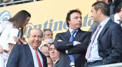 Pina y Cordero junto Torres Hurtado, alcalde de Granada