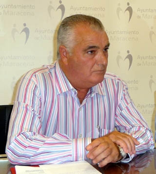 Juan Ramírez durante una rueda de prensa 