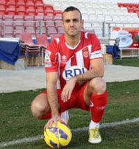 Hurtado ya luce su nueva camiseta 