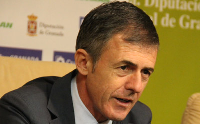 Lucas Alcaraz en rueda de prensa (ARCHIVO)