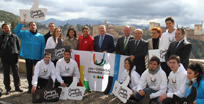 Uno de los actos de la Universiada 
