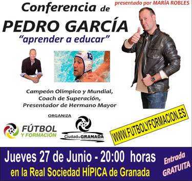 Pedro García compartirá sus experiencias