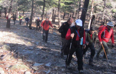 Los senderistas disfrutaron de una gran salida al monte 