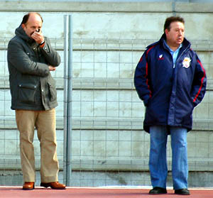 Muñoz dando instrucciones junto al presidente del Imperio (BALDOMERO) Muñoz dando instrucciones junto al presidente del Imperio (BALDOMERO)