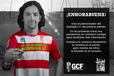 Ecomasa volverá a lucir en las camisetas del Granada 
