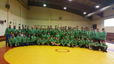 Foto de familia de la Selección andaluza 