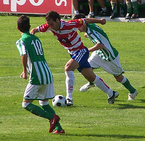 Carlos Ruiz en el encuentro ante el Betis B (GRJ)