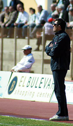 Pedro Braojos en el Municipal de La Línez (L. O.)