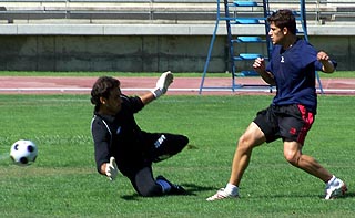 Los jugadores concluyeron los entrenamientos esta mañana