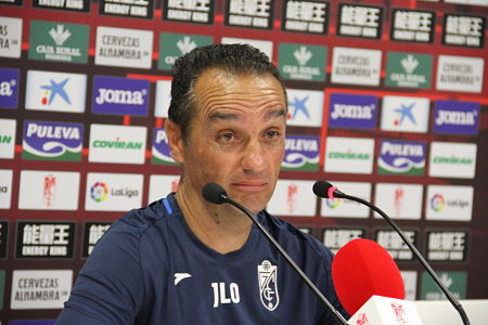 Oltra, en la rueda de prensa previa al encuentro ante el Albacete