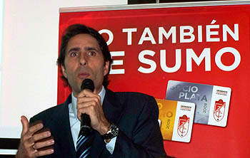 Ignacio Cuerva en un momento de la presentación de la campaña Ignacio Cuerva en un momento de la presentación de la campaña