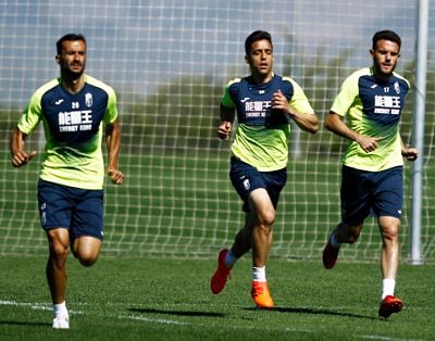 El equipo ha regresado al trabajo (GRANADA CF) 