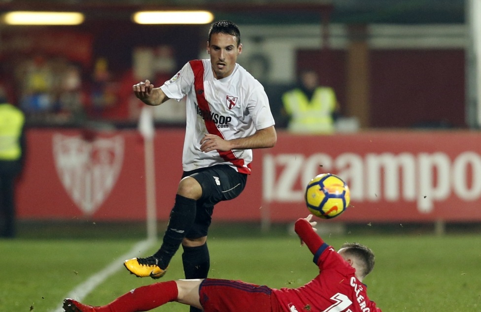 Fede San Emeterio, en un encuentro del Sevilla Atlético (SEVILLA FC)