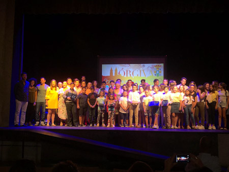 Homenajeados en la gala del deporte de Orgiva (AYTO. ORGIVA)