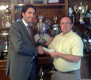 José Antonio Pérez, derecha, junto con Ignacio Cuerva José Antonio Pérez, derecha, junto con Ignacio Cuerva