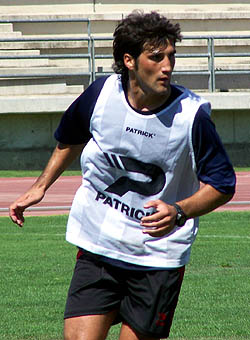 Igotz Garde en un entrenamiento con el Granada Igotz Garde en un entrenamiento con el Granada