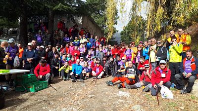 Senderistas que han participado en la X Marcha de la Alpujarra (AYTO. ÓRGIVA) 